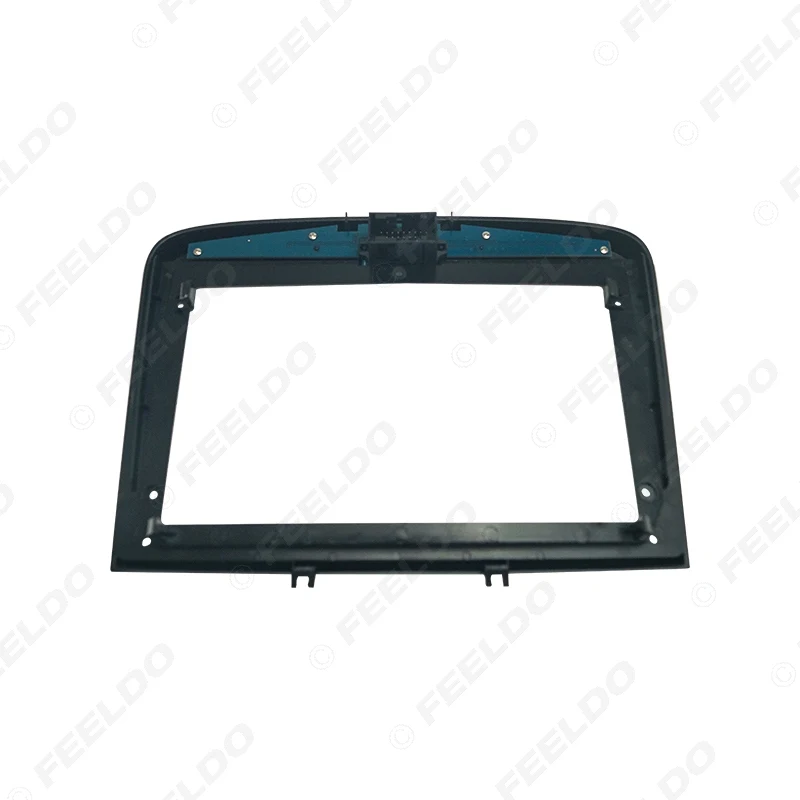 FEELDO Car 9 Inch Audio Face Plate Fascia Frame For Peugeot 308 408  2Din Big Screen Radio Stereo Panel Dash Mount Frame Kit