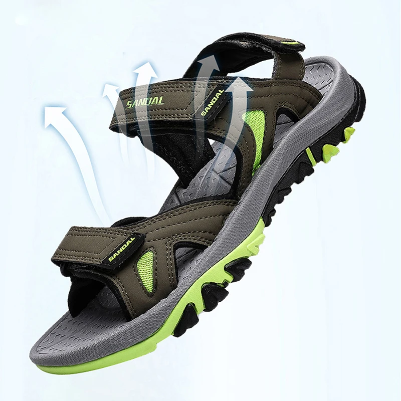 Mens Sandals Summer Breathable Outdoor Walking Men Shoes Lightweight Gladiator Male Beach Sandals For Man Water Footwear сандали