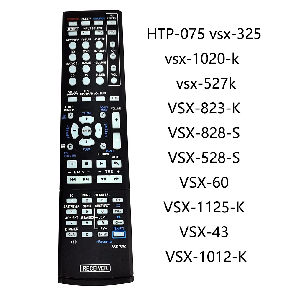 New AXD7692 AV Remote For Pioneer AV Receiver Remote Control VSX-823 VSX-828-S VSX-528-S VSX-60 VSX-1125 VSX-43 VSX-1012 vsx-325