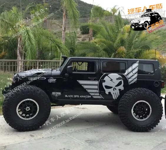 

Car stickers FOR Jeep Wrangler modified custom off-road creative decals