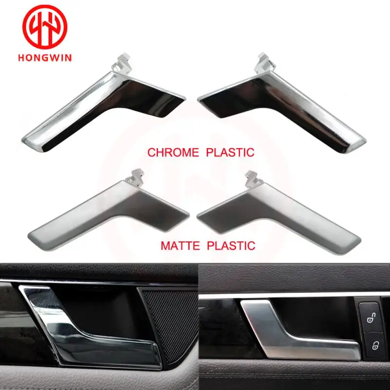 For 2008-2015 Mercedes W204 C-Class GLK-Class C63 AMG GLK300 C180 C300 C200 Matte/Chrome Interior Driver Door Handle Repair Kit