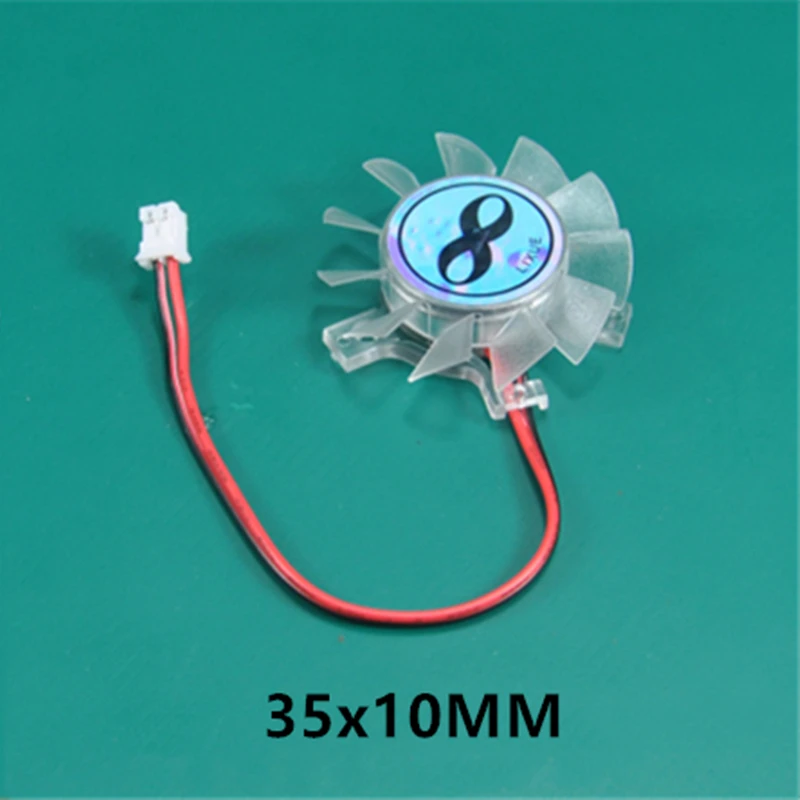 35MM 45MM 55MM 65MM 75MM Diameter VGA Fan 25MM 26MM 42MM DC12V Fan Blade 2pin