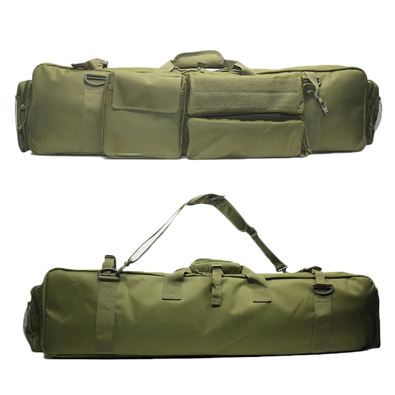 Tactical Dual Gun Bag Military Hunting Sniper Backpack Double Rifle Carry Hunting Bags for M249 M4A1 M16 AR15