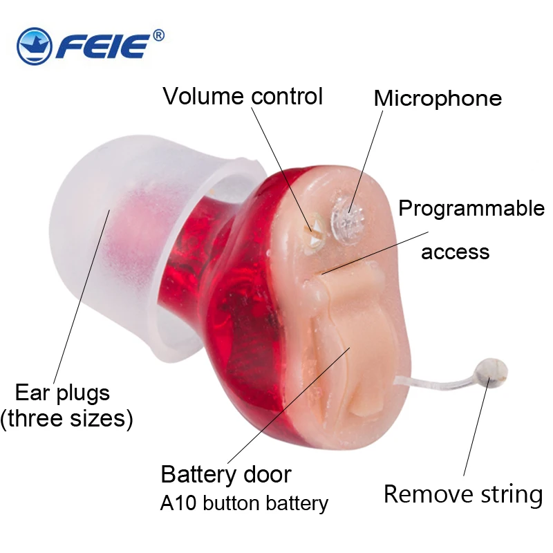 Digital Hearing Aid Factory  S-10A Earphone Deaf Both Ears Sound Enhancement  New arrival Ear Care Hearing Aid Sound Amplifier