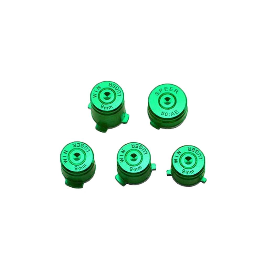 50 Set a lot ABXY Metal Buttons kit Aluminum Alloy Bullet Buttons Replacement Parts for Xbox One Game Controller