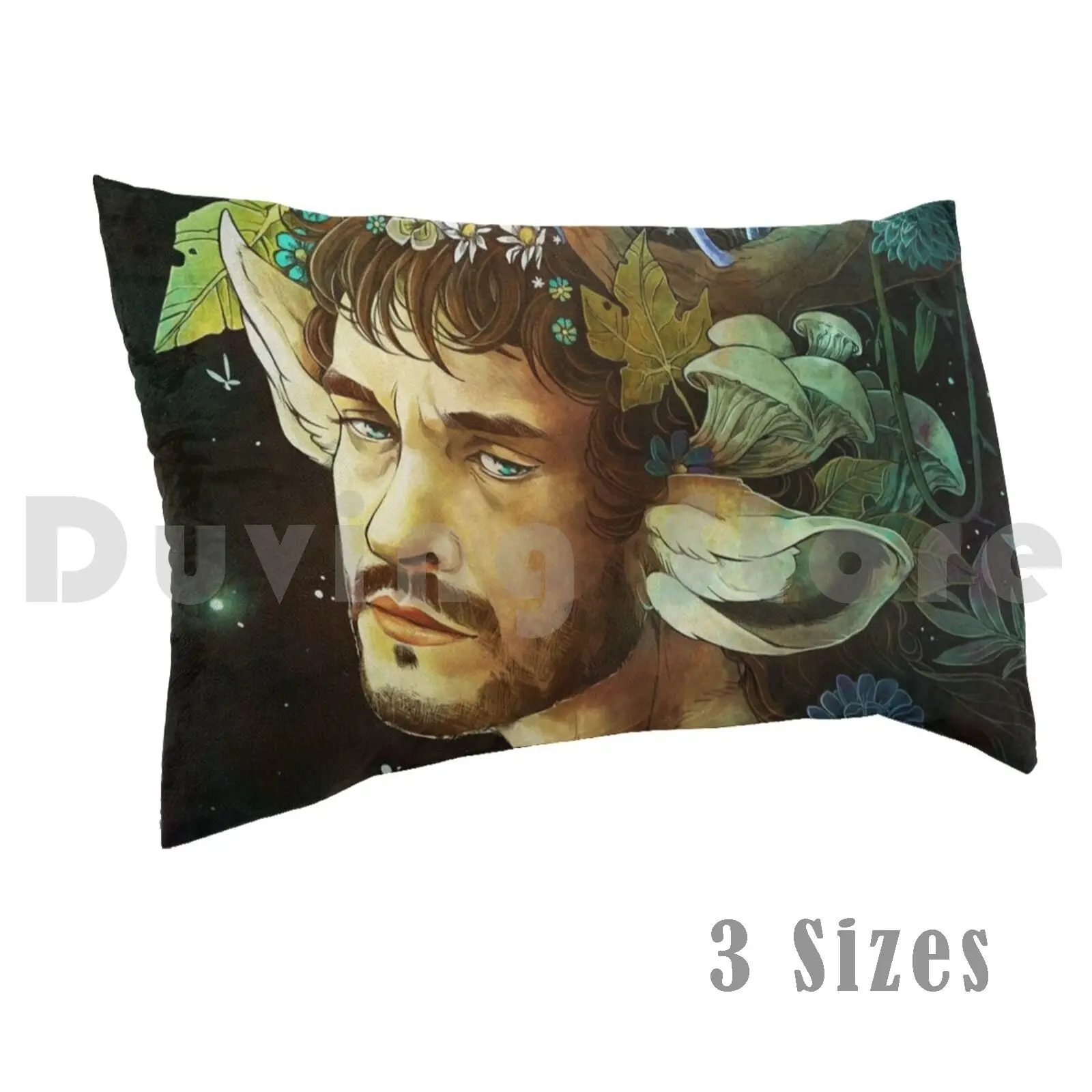

Willstag Pillow Case Printed 35x50 Willstag Hannistag Hannibal Hugh Dancy Flower Crown Mushroom Nature Night