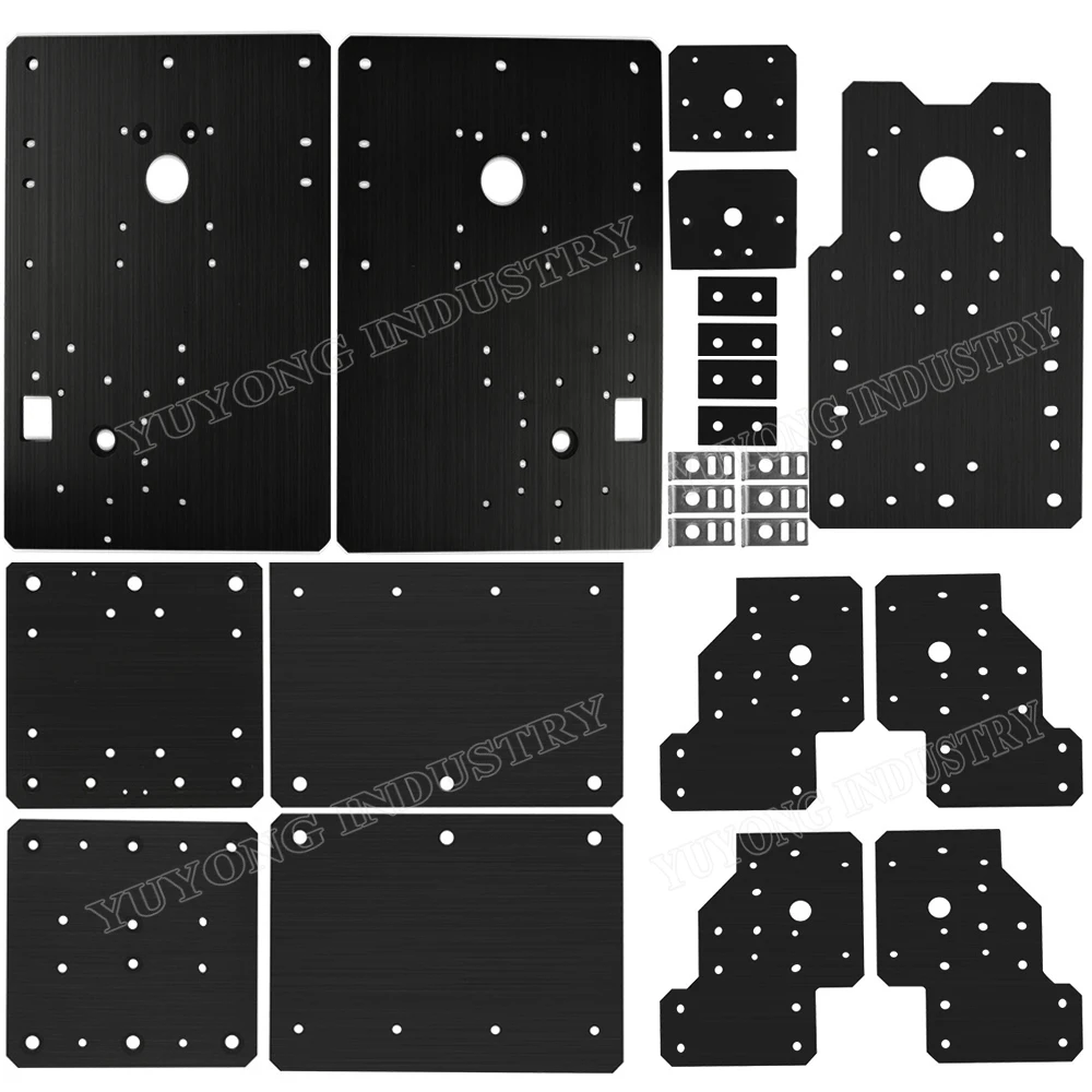 

Precise CNC Processing Aluminum WorkBee Plate Set, Screw / Belt Driven for Engraving Machines