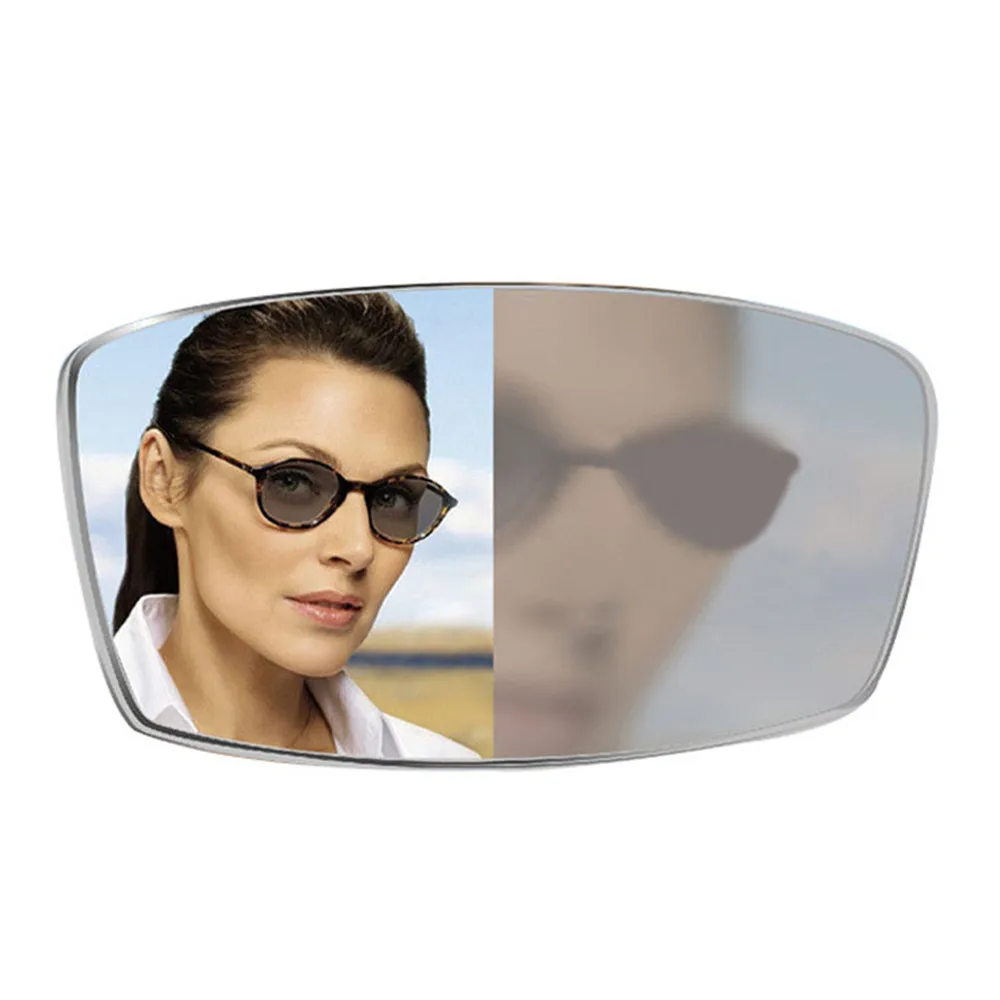 Chashma No Line Chameleon Bifocal Lenses Tint Color Round and Flat Shape Photochromic Bifocal Optical Lenses for Eye