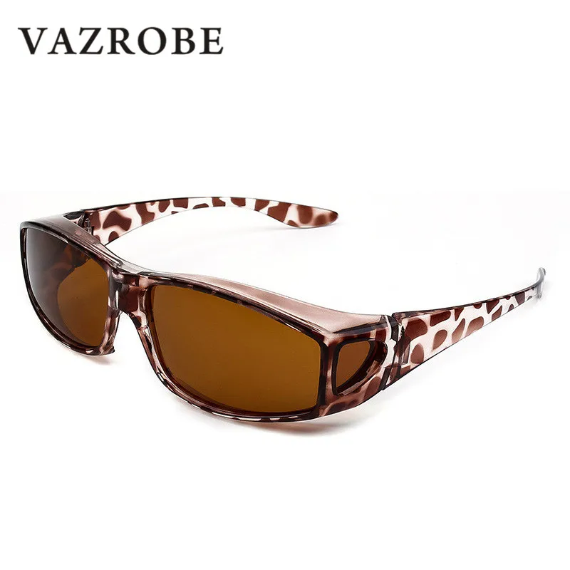 

Vazrobe fit over glasses frame driving goggles myopia sunglasses driver polarized men female