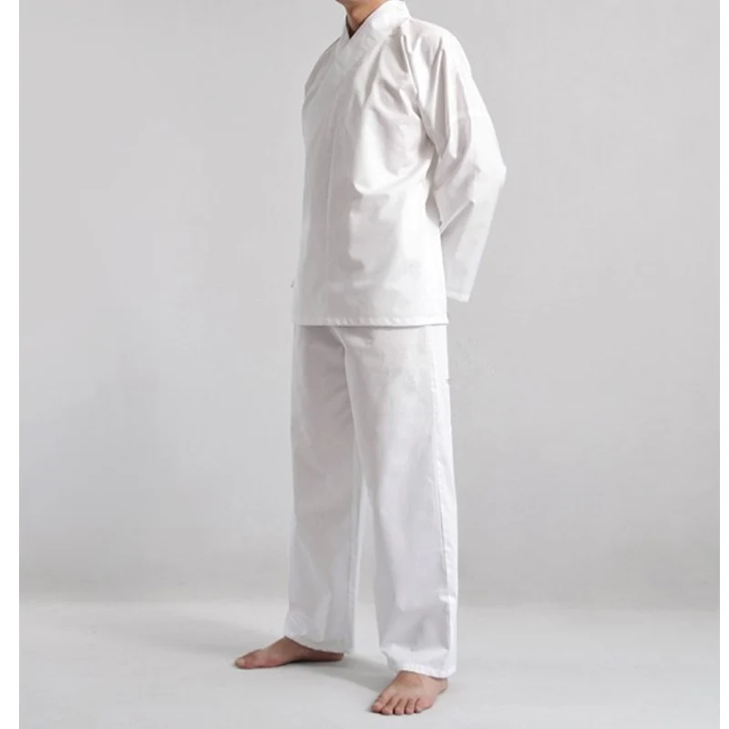 Chinesischen Kleidung Männer Casual Weiß Verbesserte Unterwäsche Pyjama Mann Traditionelle Kleidung Für Männliche Hanfu Gabel Alte Anzüge Tops Hosen