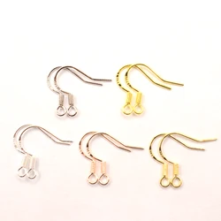 10pcs 925 Silver/Gold/Rose KC Gold/Rhodium Multicolor Ear Hooks Earrings Earwire Parts Jewelrys DIY Design Jewellery Making
