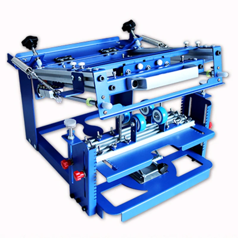 Máquina de Impressão de Tela Curvada Pequena Máquina de Impressão de Tela Curvada Manual Curvo Garrafa Cup Spe-e Qm1012