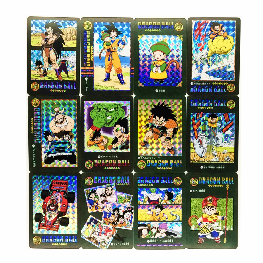 54pcs/set Super Saiyan Dragon Ball Z Stormy Situation No.3 Heroes Battle Card Ultra Instinct Goku Vegeta Game Collection Cards