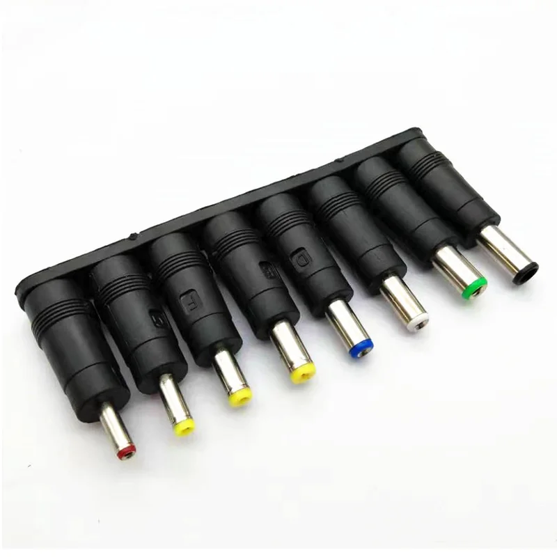 8bit Cắm 5.5 * Jack 2.1Mm Cái Đến Nam Phích Cắm Laptop DC Adapter AC DC Jack Sạc kết Nối Bộ Chuyển Đổi Nguồn Điện Cắm