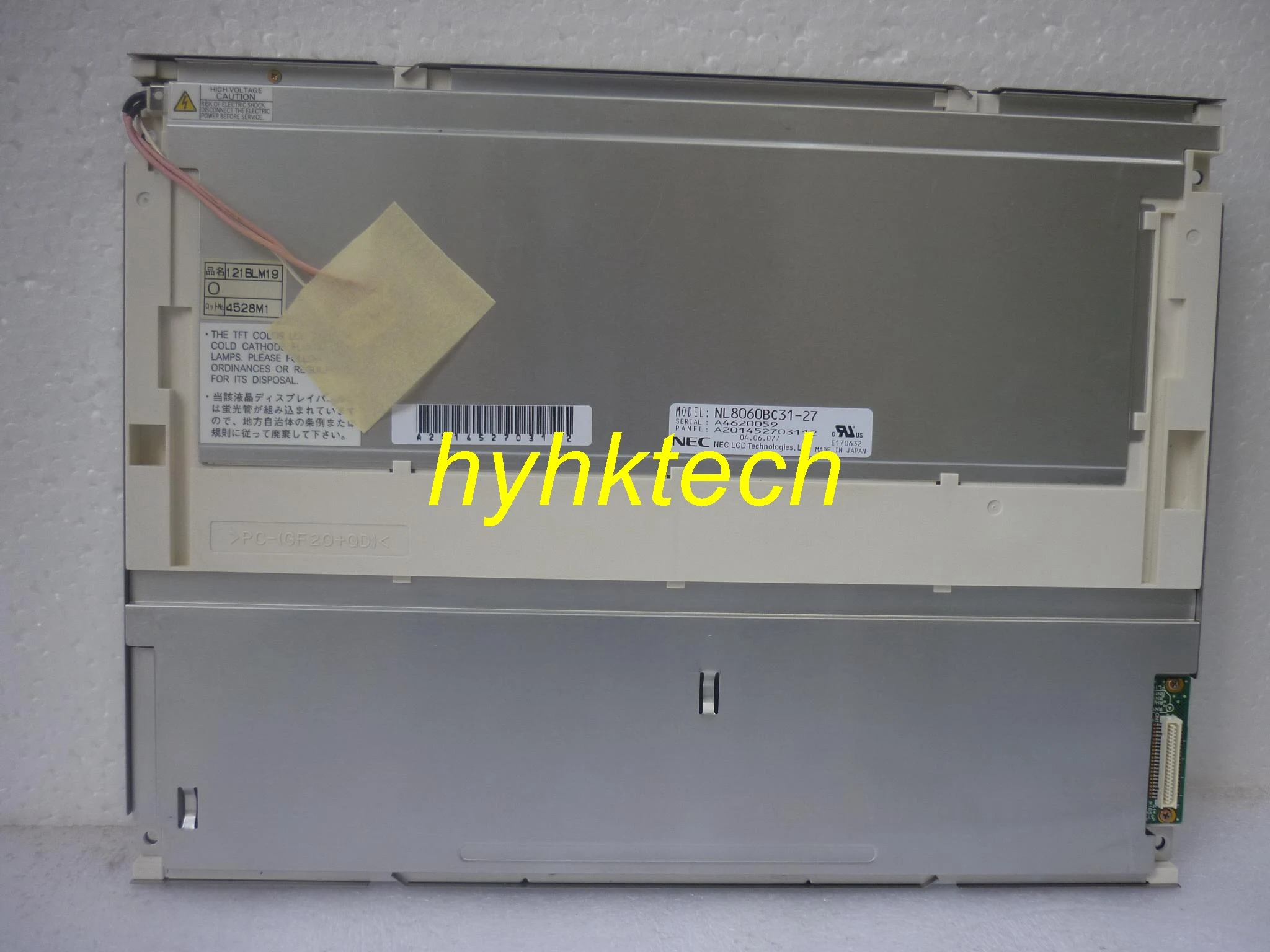 12.1 Inch LCD screen Panel NL8060BC31-27 ,new&A+ in stock, test working before shipment