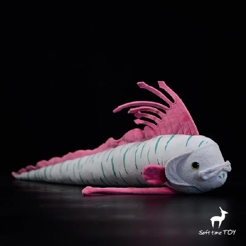 

simulation marine animal 66cm Oarfish Doll Ribbon Fish plush toy soft doll baby toy birthday gift h2400