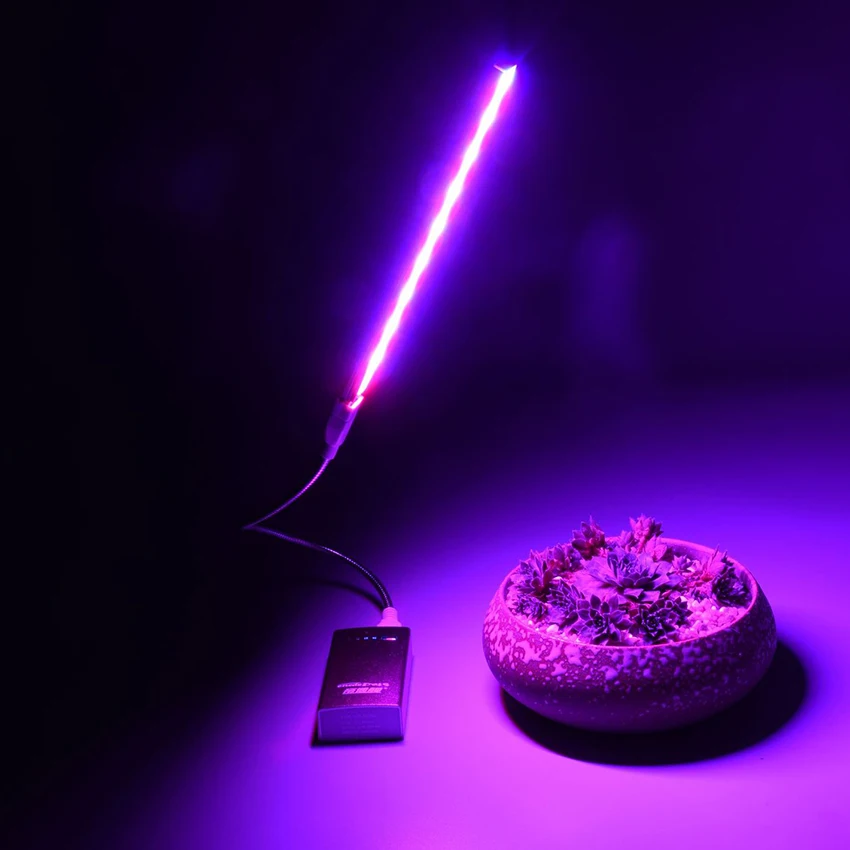 4.5W USB oświetlenie LED do uprawy na rośliny doniczkowe, 27 LEDs Sunlike Full Spectrum rosną lampy czerwone niebieskie oświetlenie, USB roślin cieplarnianych światła