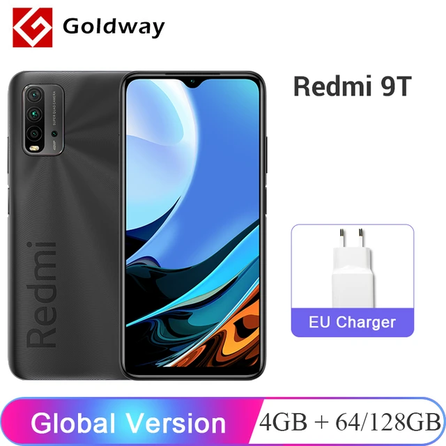 Global Version Xiaomi Redmi 9T 9 T 4GB 64GB / 128GB Snapdragon 662 48MP  Quad Camera 6000mAh 6.53