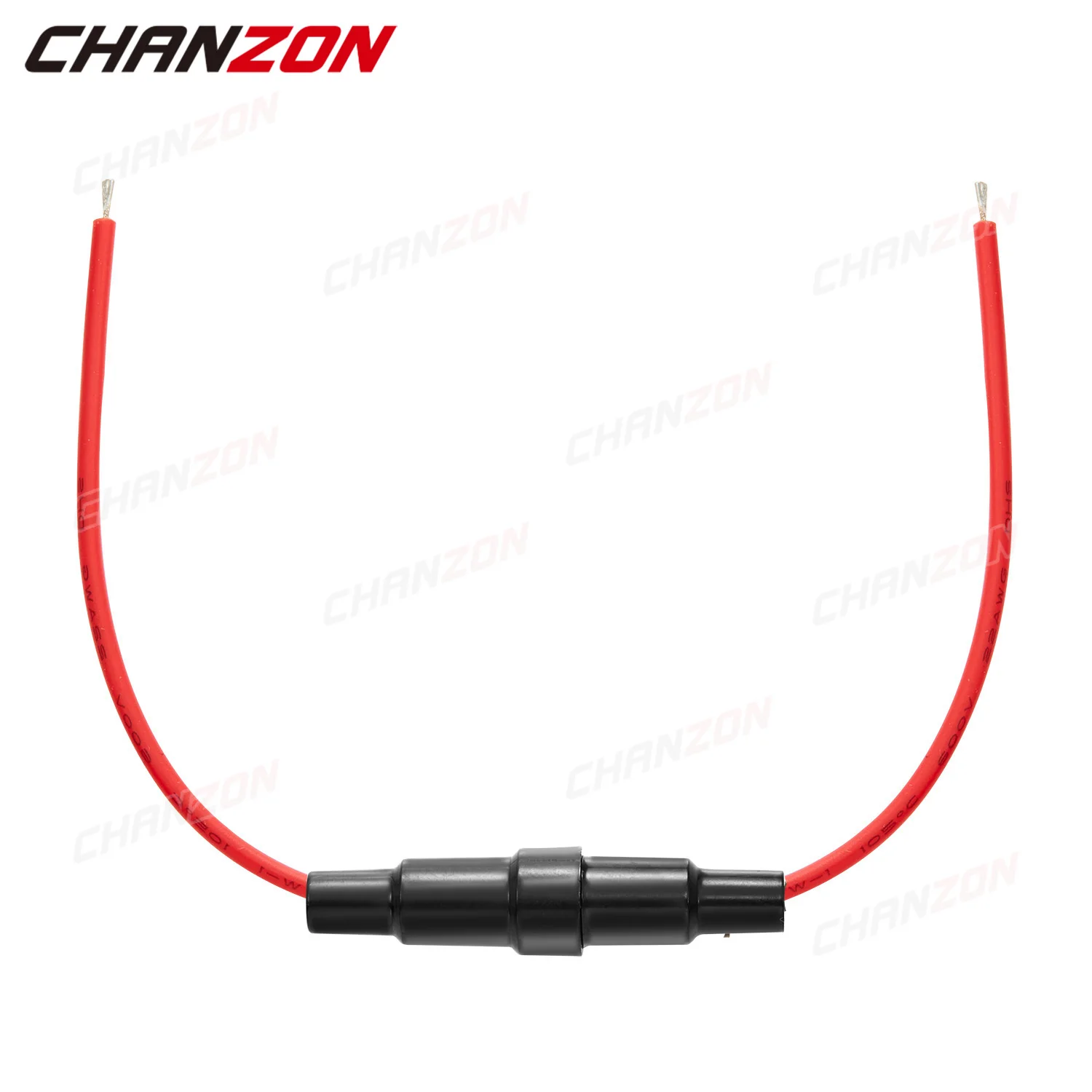 10 Uds 5x20 cajas de fusibles de vidrio en línea soporte tipos de tornillos caja de tubo soporte de sujeción de soplado 250V 125V 12V 5x20mm 22 AWG línea de cable