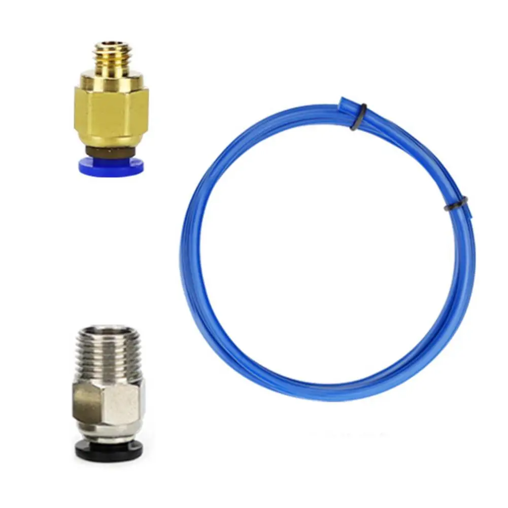 PC4-M6 M6/3MM/PC4-M10 M10/6MM Pneumatic Connectors For 3D Printers Parts Bowden Quick Jointer Coupler Pipe PTFE Tube 4mm
