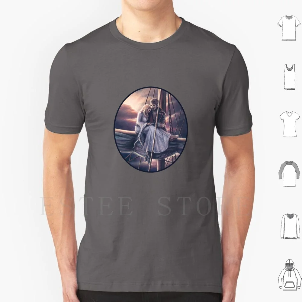 Until Dawn T Shirt DIY Big Size 100% Cotton Captain Swan Killian Swan Hook Captain Hook Fairytales Love Dawn Jolly Roger True