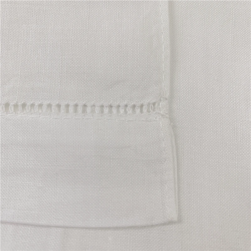 Home Textiles Fashion White Linen Tea Towel -14\