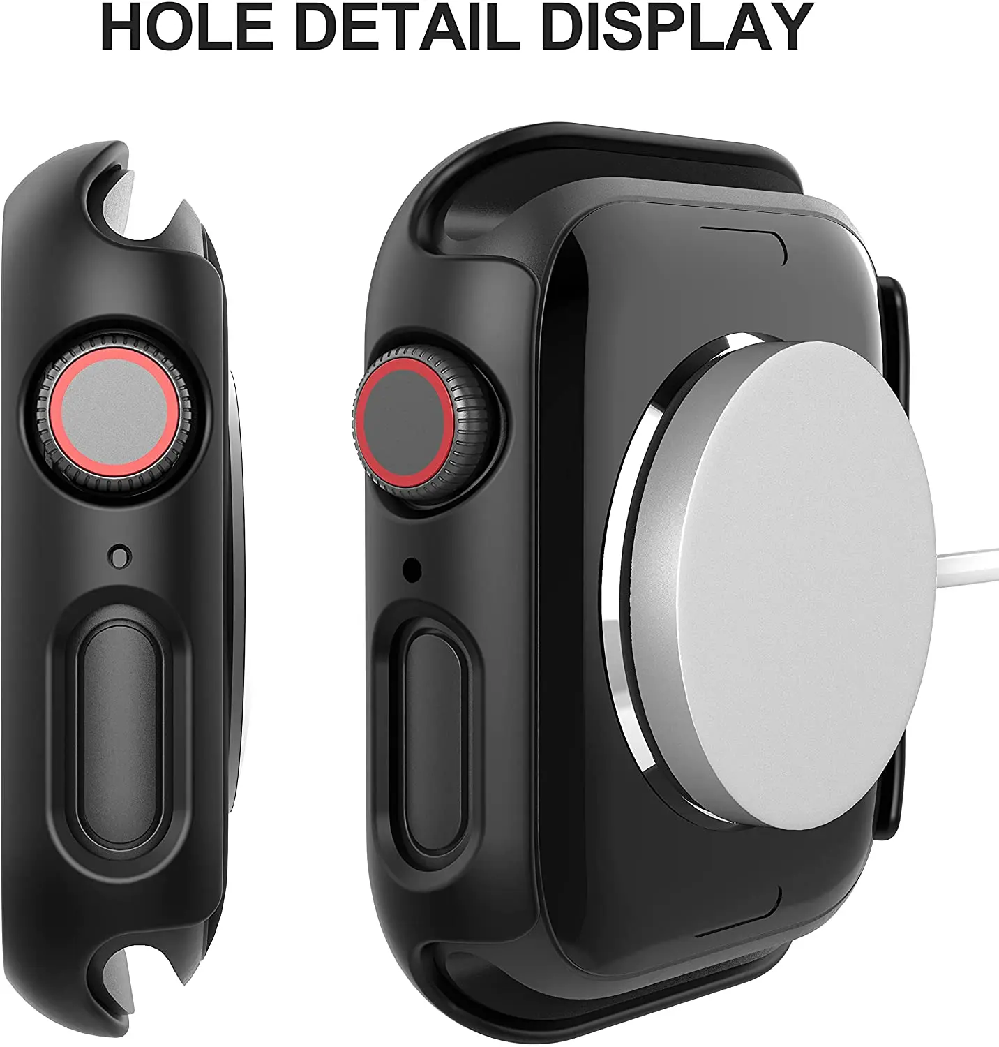 Cover+Glass for Apple watch case 45mm 41mm 44mm 40mm 38mm 42mm screen protector bumper Tempered iwatch case series 8 7 6 se 5 3 image 5