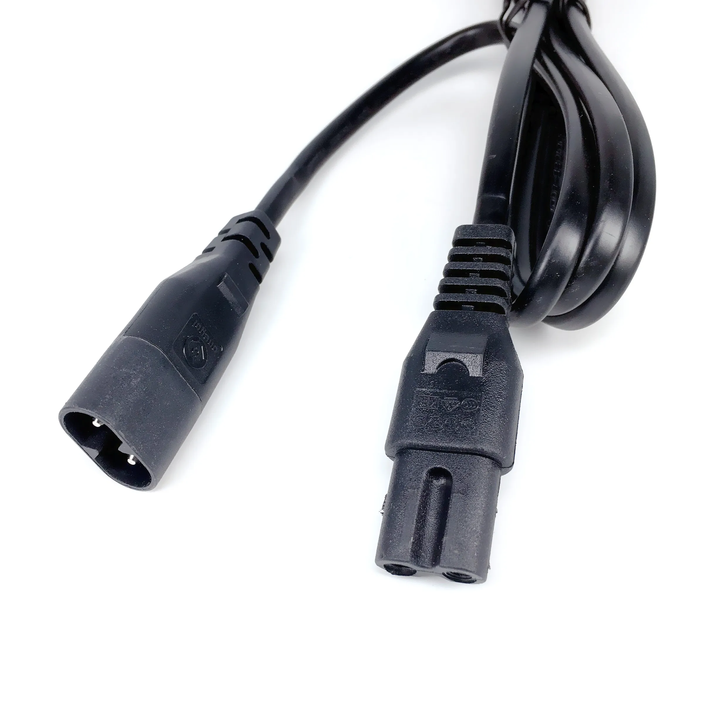 Iec 320 2ピンC7メスC8男性フィギュア8電源アダプタ延長ケーブル30