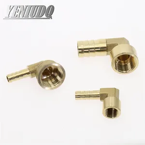 Nước đồng gắn bằng nhiên liệu bằng đồng tốt hơn, đầu nối bánh mì đồng nữ, khuỷu tay bộ chuyển đổi, ống 8 mm đến 16mm Barb x 1/4 10 pataugas bán hàng chính - №9