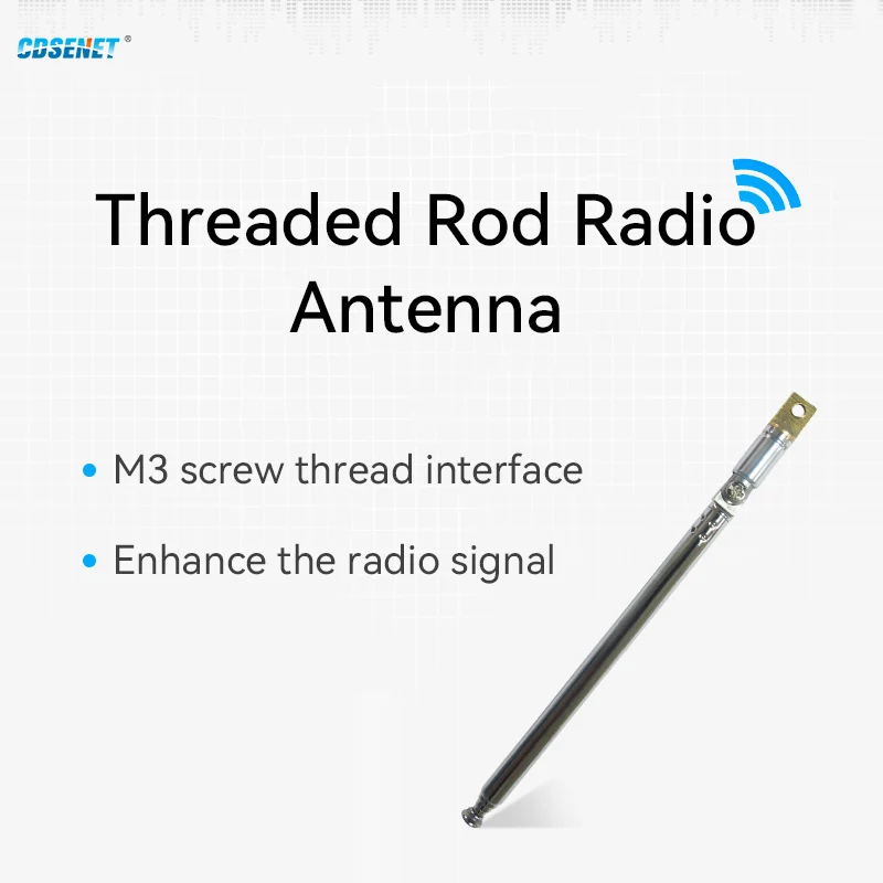 Gewindestange radio antenne M3 gewinde stecker zu verbessern die radio signal antenne kupfer verchromt silber material