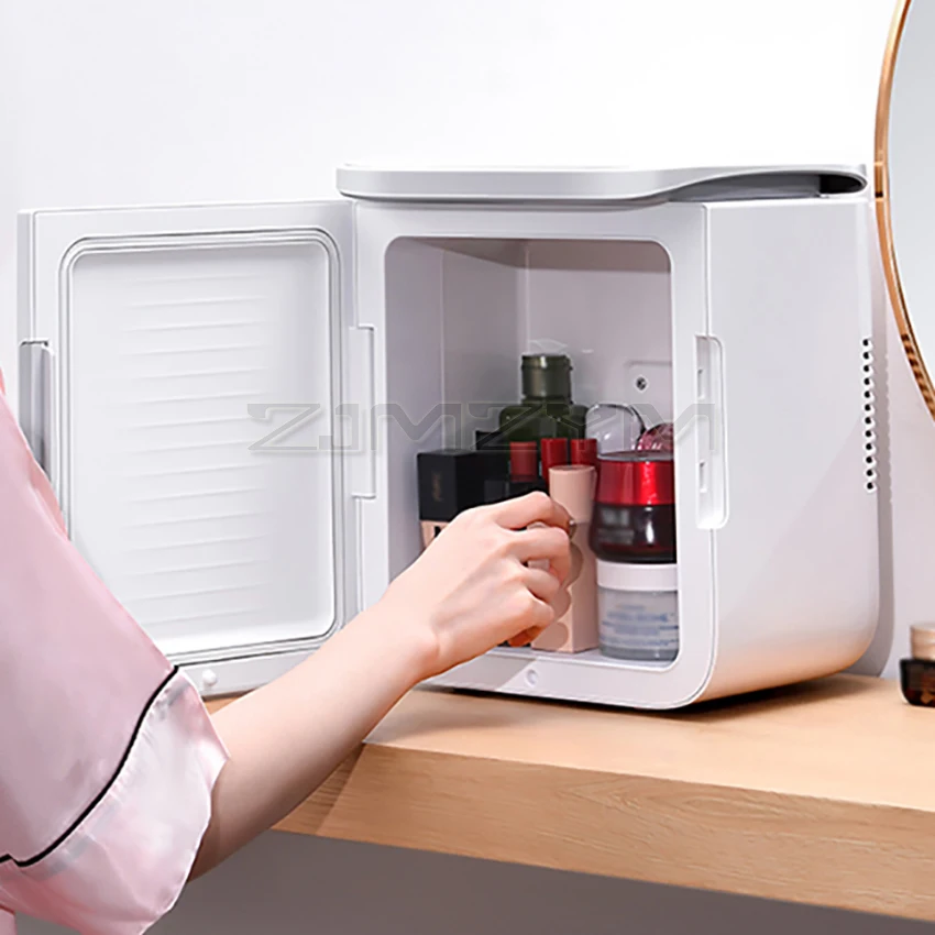 6L Draagbare Koelkast Auto En Huishoudelijke Slaapzaal Mini Koelkast Quick Cooling Draagbare Vriezer Huidverzorging Koelkast