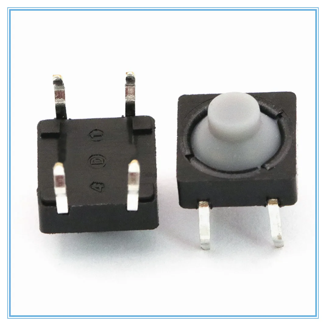 10pcs/lot 8x8x5MM 4PIN G77 Conductive Silicone Soundless Tactile Tact Push Button Micro Switch Self-reset Free Shipping