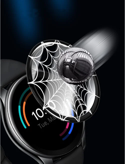 3D Gebogene Weichen Rand Schutz Film Cover Schutz Für OnePlus Uhr Smartwatch Volle Display Für OnePlus Screen Protector Fall