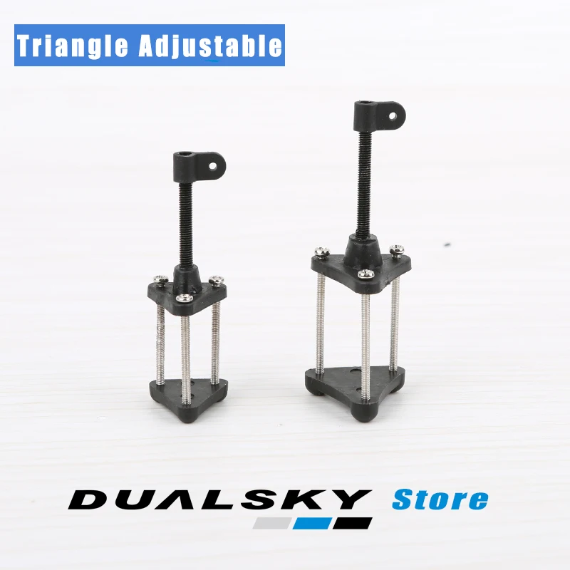 4Pcs/Lot Airplane  Model Accessories M3 Aperture 2mm Triangle Adjustable Rudder Angle Rocker Arm with Lifting Ear Screw