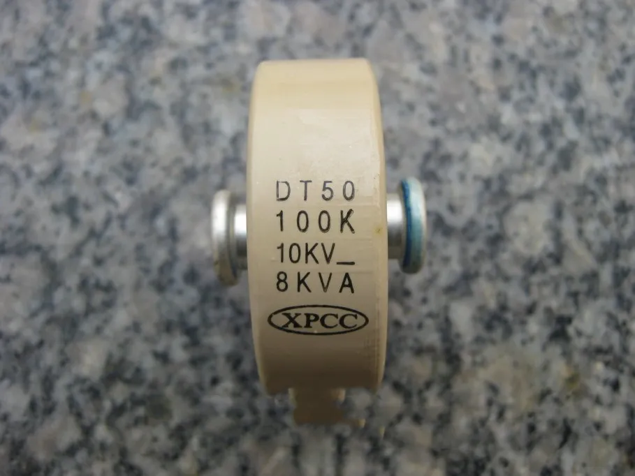 XPCC DT50 100K 10KV 8KVA high voltage ceramic dielectric vessel