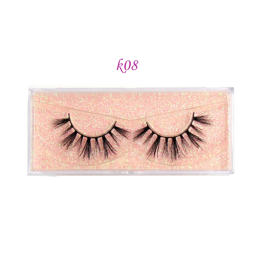 Luxuriöse Nerz-Kunstwimpern Voluminöse Wispy Strip Lashes Natürlicher Look Weich Bequem zu Tragen Wiederverwendbare Künstliche Wimpern Make-up Schönheit – Detail 16