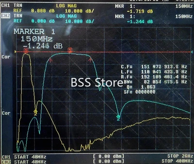 KFBP-110/190 Sensor 110~190mhz VHF band pass filter, SMA interface module sensor