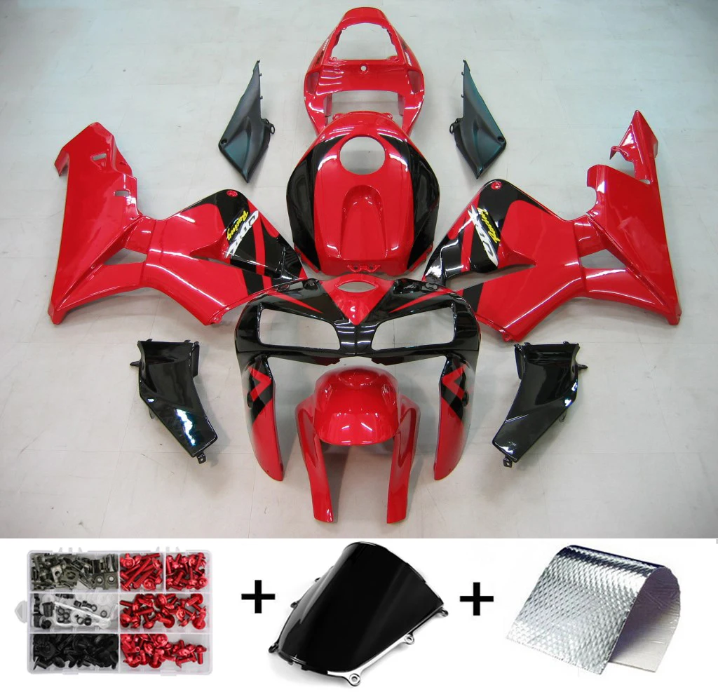 

Artudatech Motorcycle ABS Injection Mold Bodywork Complete Fairing Kit For Honda CBR600RR 2005 2006 F5 Red CBR 600 RR