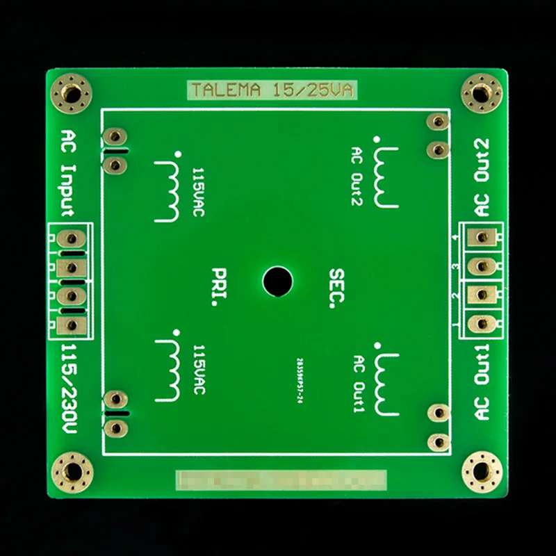 Bare PCB Mounting PCB Install Circuit Board For Talema Seal Transformer Square