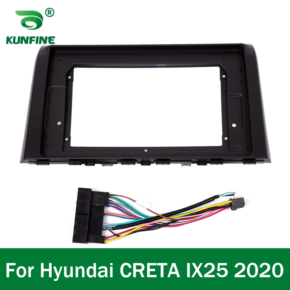 

2Din 10-дюймовый автомобильный Android-радио адаптер рамки для Hyundai CRETA IX25 2020 аудио стерео приборная панель монтажная панель комплект рамки
