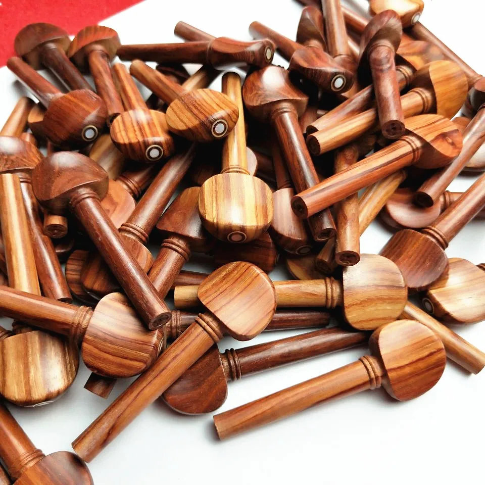 100 pcs high quality 4/4 full size rosewood Violin pegs,