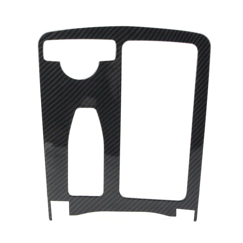 Car Armrest Cup Holder Panel Cover For Mercedes Benz C-Class C180 C200 W204 2008 2009 2010 2011 2012 2013 Carbon Fiber Styling image 4