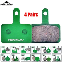 MOTSUV 4 Pairs Bicycle Ceramics Disc Brake Pads for MTB Hydraulic Disc Brake SHIMAN0 SRAM AVID HAYES Magura Formula Bicycle Pads