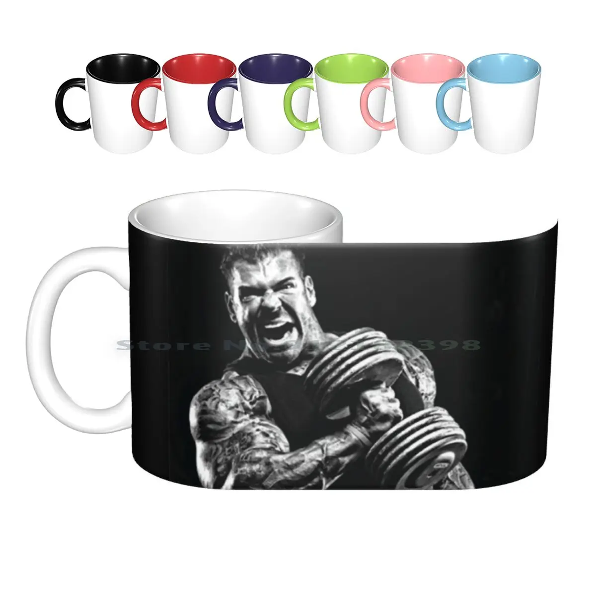 Rich Piana Ceramic Mugs Coffee Cups Milk Tea Mug Rich Piana Rich Piana Rip Legend Bodybuilder Inspiration Bodybuilding Muscle