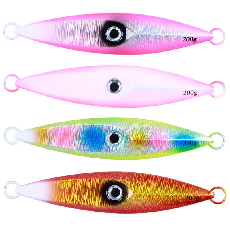 Speed Vertical Iron Plate Jig Saltwater Jigging Lures 200g 250g 300g 400g Drag Metal Long Casting Spoon Lead Fish Hard Bait - view 5