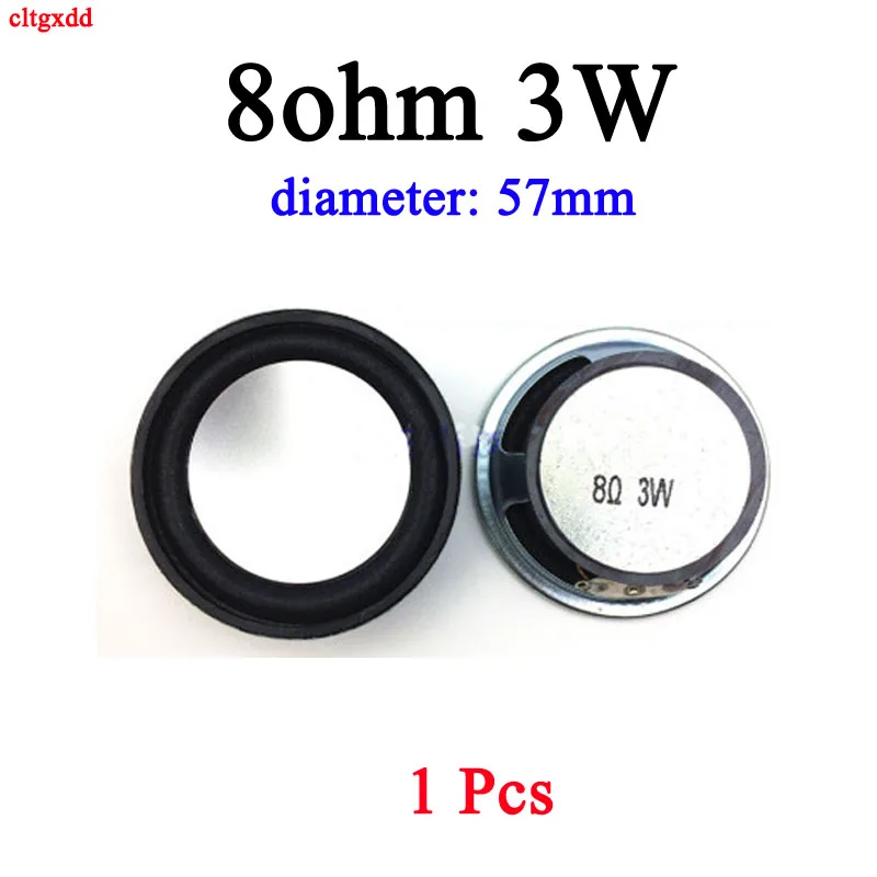 8 ohm 0.5W 1W 2W 3W Horn Loud Speaker Buzzer Ringer 40 45 50 57 66 77mm 8R 0.5W For Home Theater DIY Modification Loudspeakers