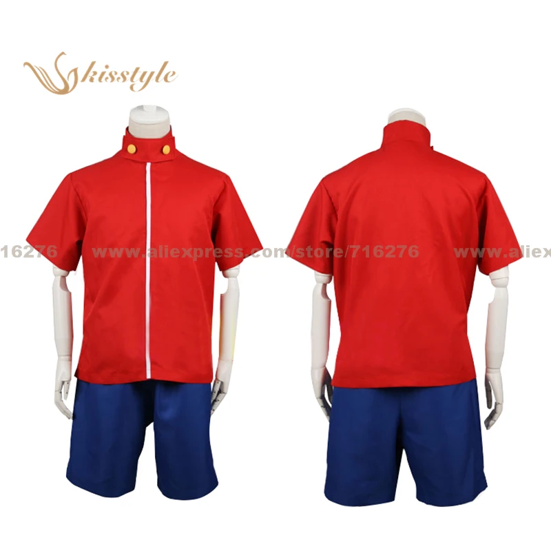 

Kisstyle Fashion Anime OnePiece Monkey D. Luffy Uniform Cloth Cosplay Costume,Customized Accepted