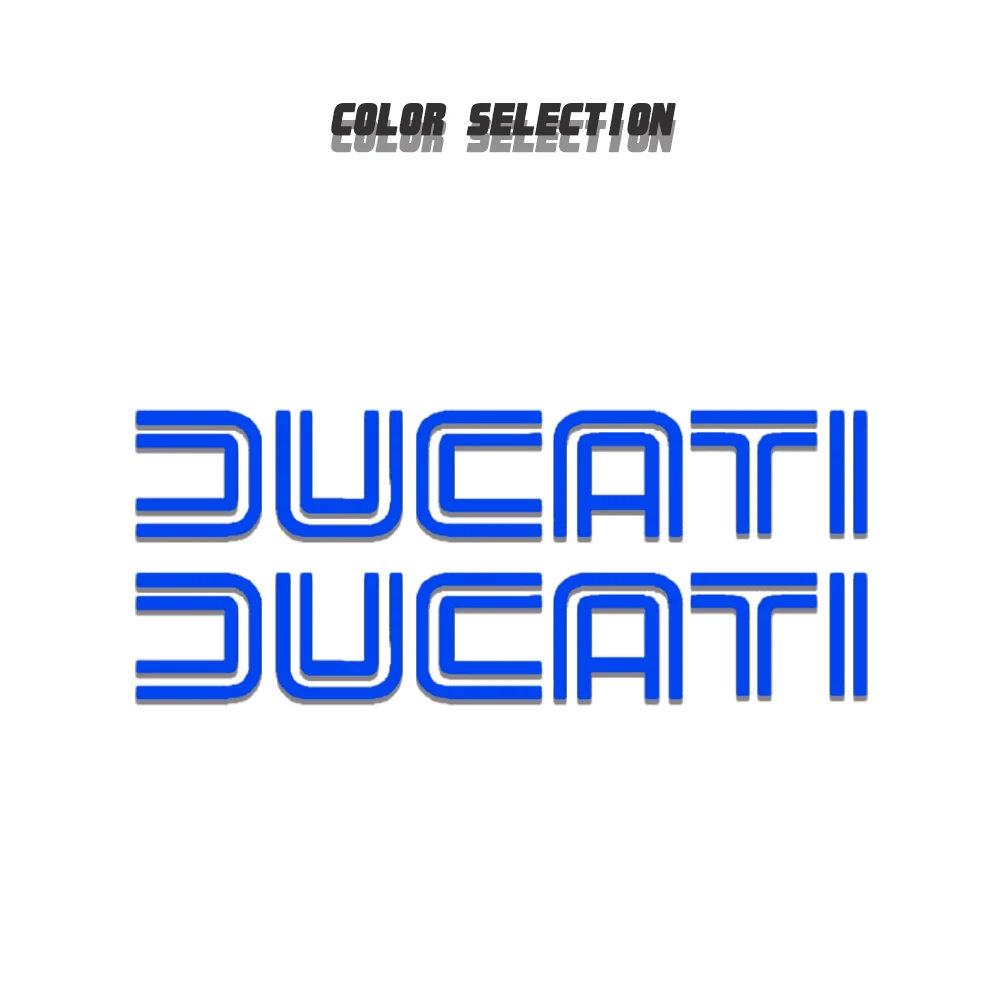 General reflective color stickers for motorcycles, windshield decals, helmet stickers, suitable for ducati