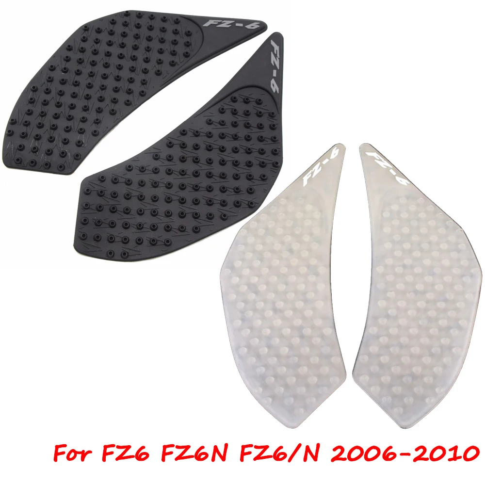 

Motorcycle Gas Tank Side Grip Traction Knee Protector Sticker Anti Slip Pad For Yamaha FZ6 FZ6N FZ6/N 2006-2010