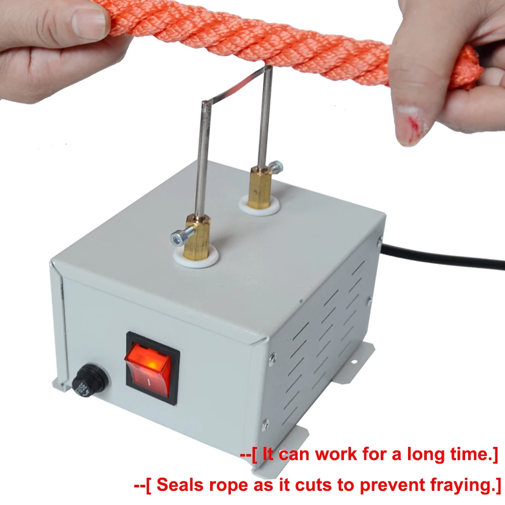 TOYOBER Hot Nylon Rope Cutter Cutting Knife Heat Webbing Cutting Tool Electric Rope Cutter for Tube Ribbon Plastics